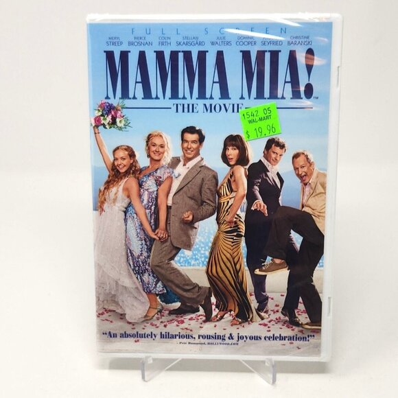 Mamma Mia! The Movie (DVD, 2008) Meryl Streep, Pierce Brosnan Rated PG-13 (v4) - Picture 1 of 6